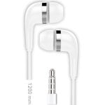 Cuffie auricolari Tech One TEC2905 con microfono, jack da 3,5 mm, bianche Cuffie auricolari Tech One TEC2905 con microfono, jack da 3,5 mm, bianche