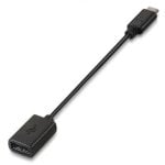 AISENS A107-0059 Cabo USB 2.0 USB-C Macho para USB-A Fêmea 0,15m 3A Preto