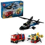 Konstruktionsspielzeug Lego City 60462 Remix Helikopter Feuerwehrwagen U-Boot modular
