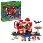 Lego Minecraft La Casa-Champiñaca, Construcción de Isla y Figuras de Videojuego para Niños 8+ Años Lego Minecraft La Casa-Champiñaca, Construcción de Isla y Figuras de Videojuego para Niños 8+ Años