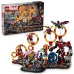 Lego Marvel Batalla Final de Vengadores: Endgame, Set Construible de Superhéroes, 10 Figuras
