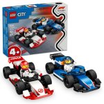 Lego City Coches de F1 Williams Racing y Haas F1, Coches de Carreras con Pilotos para Niños 4+ Años Lego City Coches de F1 Williams Racing y Haas F1, Coches de Carreras con Pilotos para Niños 4+ Años