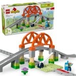 Lego Duplo Set de Expansión: Puente y Vías Ferroviarias, Juguete Montessori Educativo Niños 2+ Años Lego Duplo Set de Expansión: Puente y Vías Ferroviarias, Juguete Montessori Educativo Niños 2+ Años