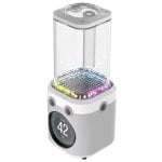 Pack pompe et réservoir LCD Corsair iCUE LINK XD6 RGB ELITE pour refroidissement liquide, blanc