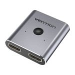 Vention AFUH0 HDMI Switch Bidirektional Aluminium 4K@60Hz Plug&Play Grau