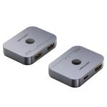 Adaptador HDMI Vention 3 Portas HDMI 2.1 USB Tipo C Alumínio 8K Cinza 1m