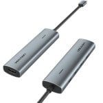 Vention TGGHB DockingStation 5en1 USB-C a HDMI/USB3.0*3/PD 0.15m Aluminio gris Vention TGGHB DockingStation 5en1 USB-C a HDMI/USB3.0*3/PD 0.15m Aluminio gris