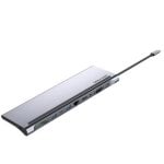 Docking station Vention THTHC USB-C 11 en 1 HDMI VGA 3xUSB RJ45 SD MicroSD Jack 3.5 Gris Docking station Vention THTHC USB-C 11 en 1 HDMI VGA 3xUSB RJ45 SD MicroSD Jack 3.5 Gris