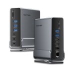 Docking Station Vention USB-C 10 Gbit/s 100W 2xHDMI 1xDP 3xUSB-A 3xUSB-C Leitor SD Ethernet