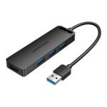Concentrador USB Vention CHLBD 4 Puertos USB 3.0 MicroUSB PD 50cm Negro Concentrador USB Vention CHLBD 4 Puertos USB 3.0 MicroUSB PD 50cm Negro