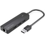 Docking Vention CHPBB 3xUSB 2.0/Micro USB PD/RJ45/Negro/ABS Docking Vention CHPBB 3xUSB 2.0/Micro USB PD/RJ45/Negro/ABS