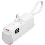 Vention FHRW0 4800 mAh 22,5 W ultraportable Powerbank Weiß mit USB Typ-C und Lightning Vention FHRW0 4800 mAh 22,5 W ultraportable Powerbank Weiß mit USB Typ-C und Lightning
