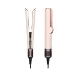 Plancha de pelo Dyson Ceramic Pink/Rose Gold con tecnología de vapor, ajustes LCD y apagado automático
