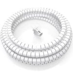 AISENS A151-0918 Spiral-Kabelorganizer, weiß, 2m, hochfester Kunststoff