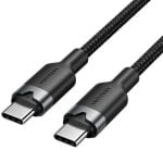 Câble USB 2.0 Vention TRDBF Type-C vers Type-C 1 m 60 W 480 Mbps Noir Câble USB 2.0 Vention TRDBF Type-C vers Type-C 1 m 60 W 480 Mbps Noir