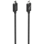 Cable USB AISENS A156-0868 USB4 40Gbps Tipo-C 240W 1.5m Negro E-marker