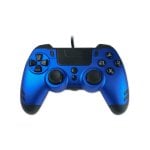 Gamepad Steelplay Blue Edition PS4/PC RGB LED Cavo da 3 m Pulsanti programmabili Ergonomia avanzata