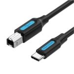 Cable USB-C Vention CQUBH 2.0 Tipo-B macho a Tipo-C macho 2m 480Mbps blindado Cable USB-C Vention CQUBH 2.0 Tipo-B macho a Tipo-C macho 2m 480Mbps blindado