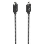 Cable USB AISENS A156-0867 USB4 Gen3x2 40Gbps 240W 8K 1m Gris E-Marker