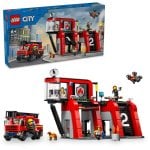 Caserne de pompiers Lego® avec camion de pompiers