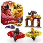 Lego Ninjago Spinjitzu Dragon: Trottola e set di personaggi giocattolo per bambini dai 6 anni in su 71826