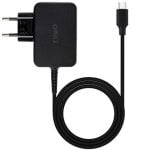 Cargador Portátil TooQ TQLC-USBCGAN45PD GaN 45W USB-C/ Automático/ Cable 1.8m/ Negro