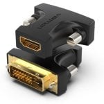 Vention AILB0 HDMI-Buchse auf DVI 24+1 Stecker Adapter 1080p 60Hz PVC Schwarz