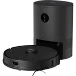 Aspirador robot Imou RV1 Pro com aspiração máxima de 6500Pa, base de esvaziamento automático e esfregona Aspirador robot Imou RV1 Pro com aspiração máxima de 6500Pa, base de esvaziamento automático e esfregona