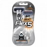 BIC Flex 5 Rasierklingen mit Aloe Vera und Vitamin E-Gleitmittel, 5 Klingen, 3 Einheiten BIC Flex 5 Rasierklingen mit Aloe Vera und Vitamin E-Gleitmittel, 5 Klingen, 3 Einheiten