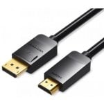 Vention HADBI DisplayPort auf HDMI Kabel 3m Schwarz Vergoldete Kontakte