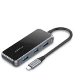 Estación de acoplamiento Vention TFFHB USB-C HDMI 4K 3xUSB RJ45 PD 87W Gris Estación de acoplamiento Vention TFFHB USB-C HDMI 4K 3xUSB RJ45 PD 87W Gris
