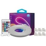 Bande LED RGB en silicone Vention PAEWF 1 m avec télécommande USB, étanche IP65 Bande LED RGB en silicone Vention PAEWF 1 m avec télécommande USB, étanche IP65