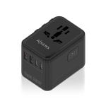 Adaptador Universal de Viaje AISENS GaN 35W 2xUSB-A QC3.0 3xUSB-C PD3.0 Negro Adaptador Universal de Viaje AISENS GaN 35W 2xUSB-A QC3.0 3xUSB-C PD3.0 Negro