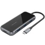 Docking USB-C Vention TFLHB HDMI 4K/ 3 USB 3.0/ RJ45 1000M/ SD-TF/ TRRS 3.5mm/ PD 100W Gris Docking USB-C Vention TFLHB HDMI 4K/ 3 USB 3.0/ RJ45 1000M/ SD-TF/ TRRS 3.5mm/ PD 100W Gris