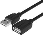Cable alargador USB 2.0 Vention VAS-A44-B500 5m Negro USB macho a hembra Cable alargador USB 2.0 Vention VAS-A44-B500 5m Negro USB macho a hembra