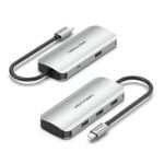 Hub Vention 5 puertos 5000Mbit/s TNAHB aluminio USB-C PD 4xUSB 3.2 Gen 1 + MicroUSB Hub Vention 5 puertos 5000Mbit/s TNAHB aluminio USB-C PD 4xUSB 3.2 Gen 1 + MicroUSB