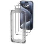 Protezione schermo Vention KUPTCA-10 per iPhone 16 0.3mm 9H 2 pezzi installazione antipolvere