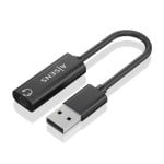 AISENS A106-0770 USB-A Soundkarte 3,5mm Klinke 48KHz 0,1m Schwarz AISENS A106-0770 USB-A Soundkarte 3,5mm Klinke 48KHz 0,1m Schwarz