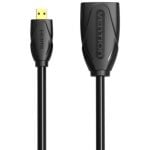 Cable Micro HDMI Vention ABBBF 4K 1m 34AWG Cobre Libre de Oxígeno Negro
