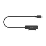 Adaptateur 2.5 USB-C 3.1 Gen1 AISENS ASE-25C04B ABS Compact Noir UASP LED