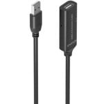 AISENS A101-0914 USB-Verlängerungskabel 5m mit USB 2.0-Verstärker Schwarz