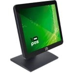 Touch-Monitor 17″ 4:3 10POS TS-17HV Flach Kapazitiv 10 Punkte HDMI VGA USB Schwarz VESA