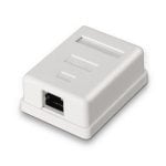 AISENS A139-0303 Rosetta di superficie FTP Cat.6 1 presa RJ45 bianca AISENS A139-0303 Rosetta di superficie FTP Cat.6 1 presa RJ45 bianca
