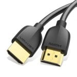 Cabo HDMI Vention AAIBI 2.0 3m 4K UHD Ultra Fino Preto Banhado a Ouro