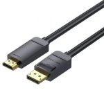 Cabo adaptador Vention HAGBJ DisplayPort para HDMI 4K 5m preto