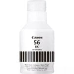Botella de Tinta Canon GI-56BK Negra Original 170ml Alto rendimiento 6000 páginas Botella de Tinta Canon GI-56BK Negra Original 170ml Alto rendimiento 6000 páginas