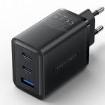 Chargeur mural Vention FERB0-EU 65W GaN 2xUSB-C 1xUSB-A Power Delivery QC