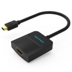 Conversor Vention HBCBB Mini DisplayPort Macho para HDMI Fêmea 4K a 30 Hz com Blindagem Dupla Conversor Vention HBCBB Mini DisplayPort Macho para HDMI Fêmea 4K a 30 Hz com Blindagem Dupla