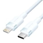 Cavo Lightning USB-C Vention LALSF 1 m blu 27 W 480 Mbps in cotone intrecciato Cavo Lightning USB-C Vention LALSF 1 m blu 27 W 480 Mbps in cotone intrecciato