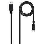 Cabo Nanocable 10.01.2101-L150 USB 2.0 USB-C/M-A 1,5m Preto 3A 480Mbps Cabo Nanocable 10.01.2101-L150 USB 2.0 USB-C/M-A 1,5m Preto 3A 480Mbps